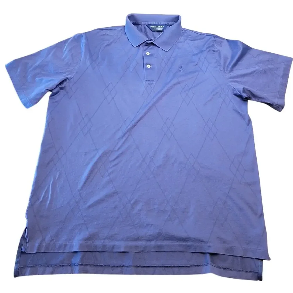 Polo Golf Argyle Shirt XL Preppy Golfcore EUC